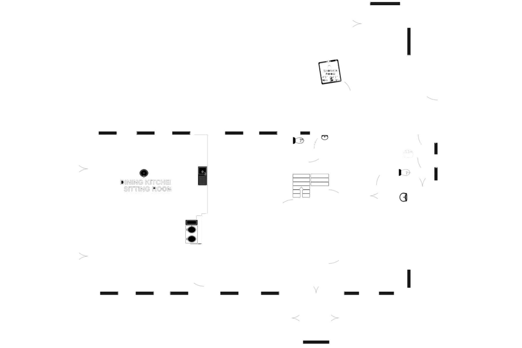 Floorplan - Knock Rushen House, Scarlett, Castletown. - Plan 1 of 4