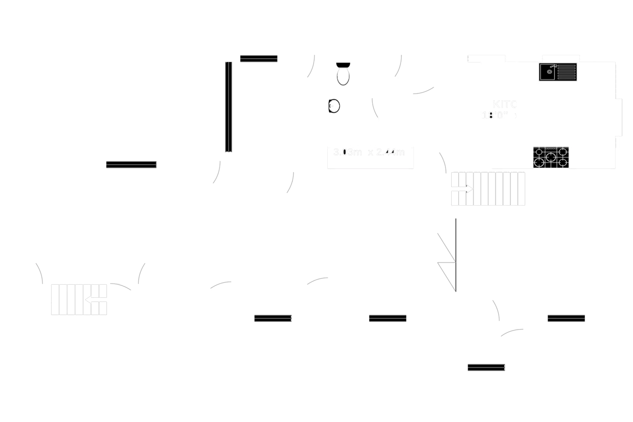 Floorplan - The Old Smithy, The Cronk, Ballaugh. - Plan 1 of 2