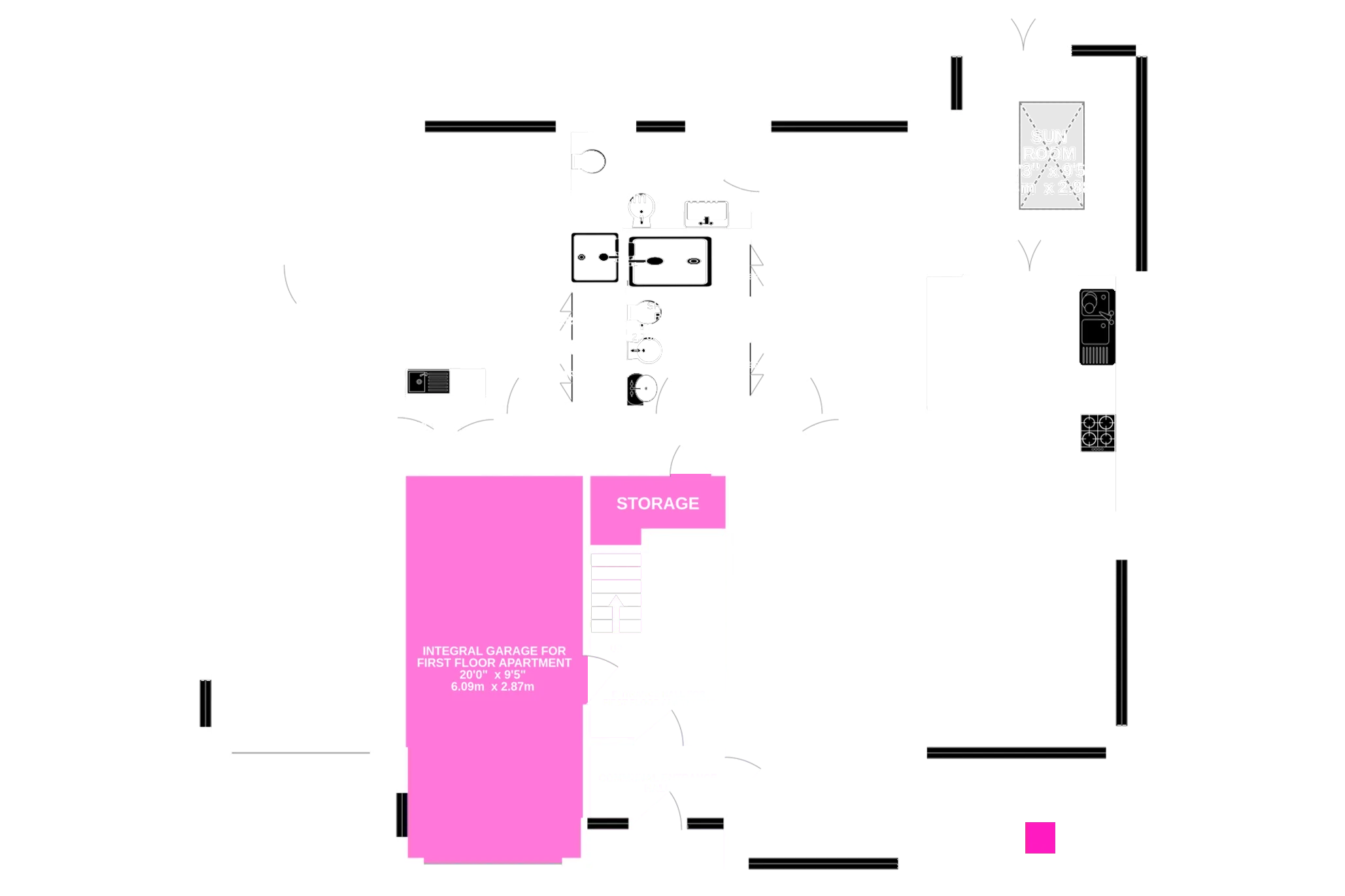 Floorplan - Fairways, Clifton Road, Port St Mary. - Plan 1 of 2