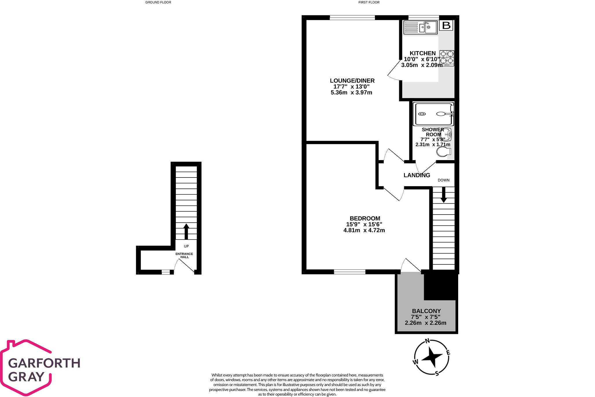 Floorplan - 16 Godred Court, Kings Reach, Ramsey. - Plan 1 of 1