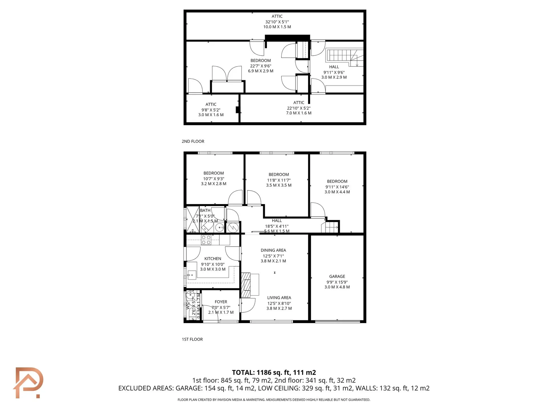 Floorplan - 4 bed chalet for sale in Croft Park, Andreas, IM7. - Plan 1 of 1