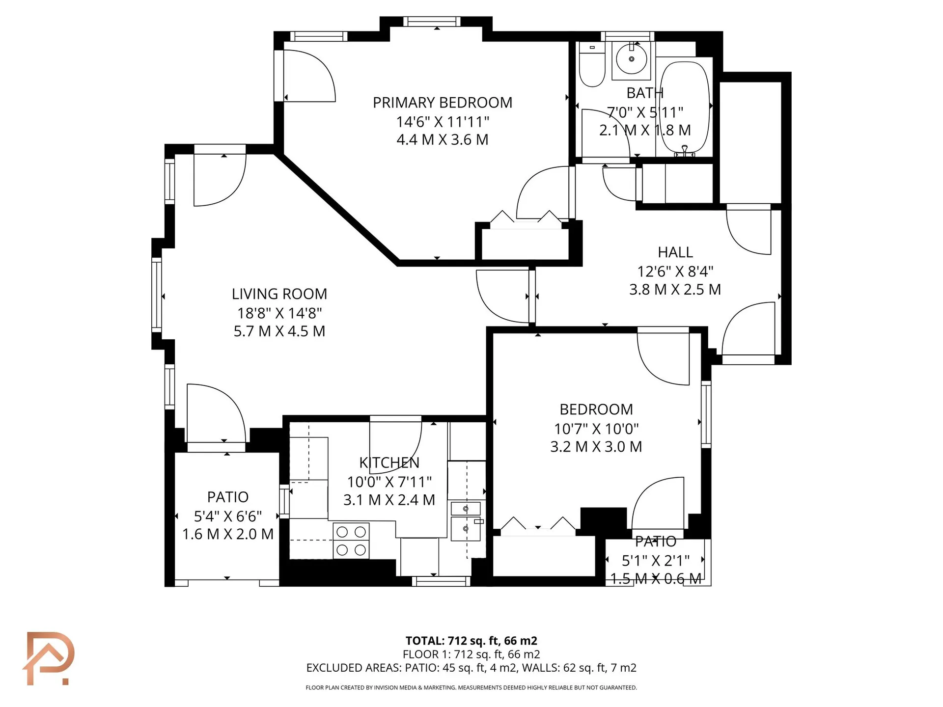 Floorplan - 2 bed flat for sale in Empress Mews, Douglas, IM2. - Plan 1 of 1