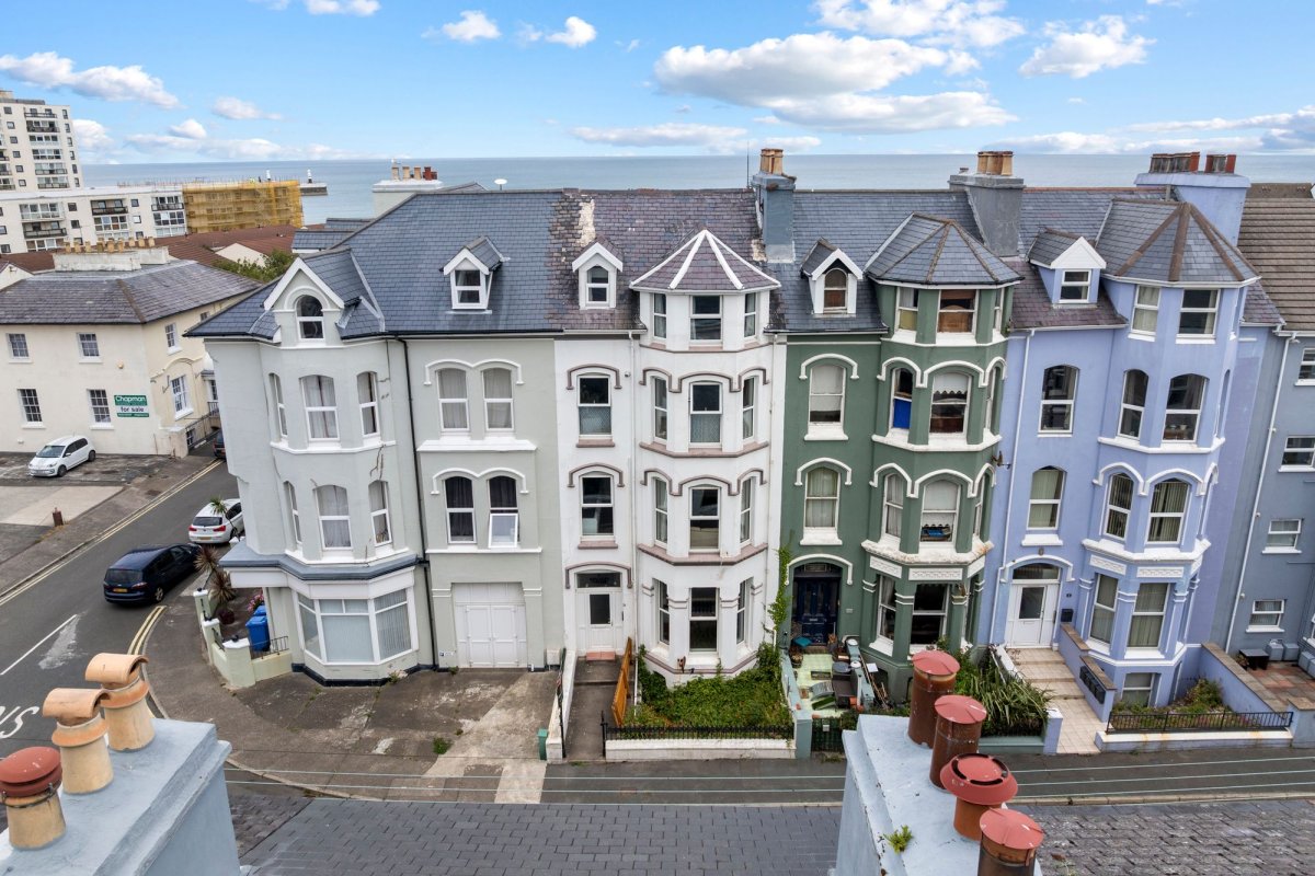 6 bed terraced town house for sale in 2 Waverley Terrace, Ramsey, Isle of Man.