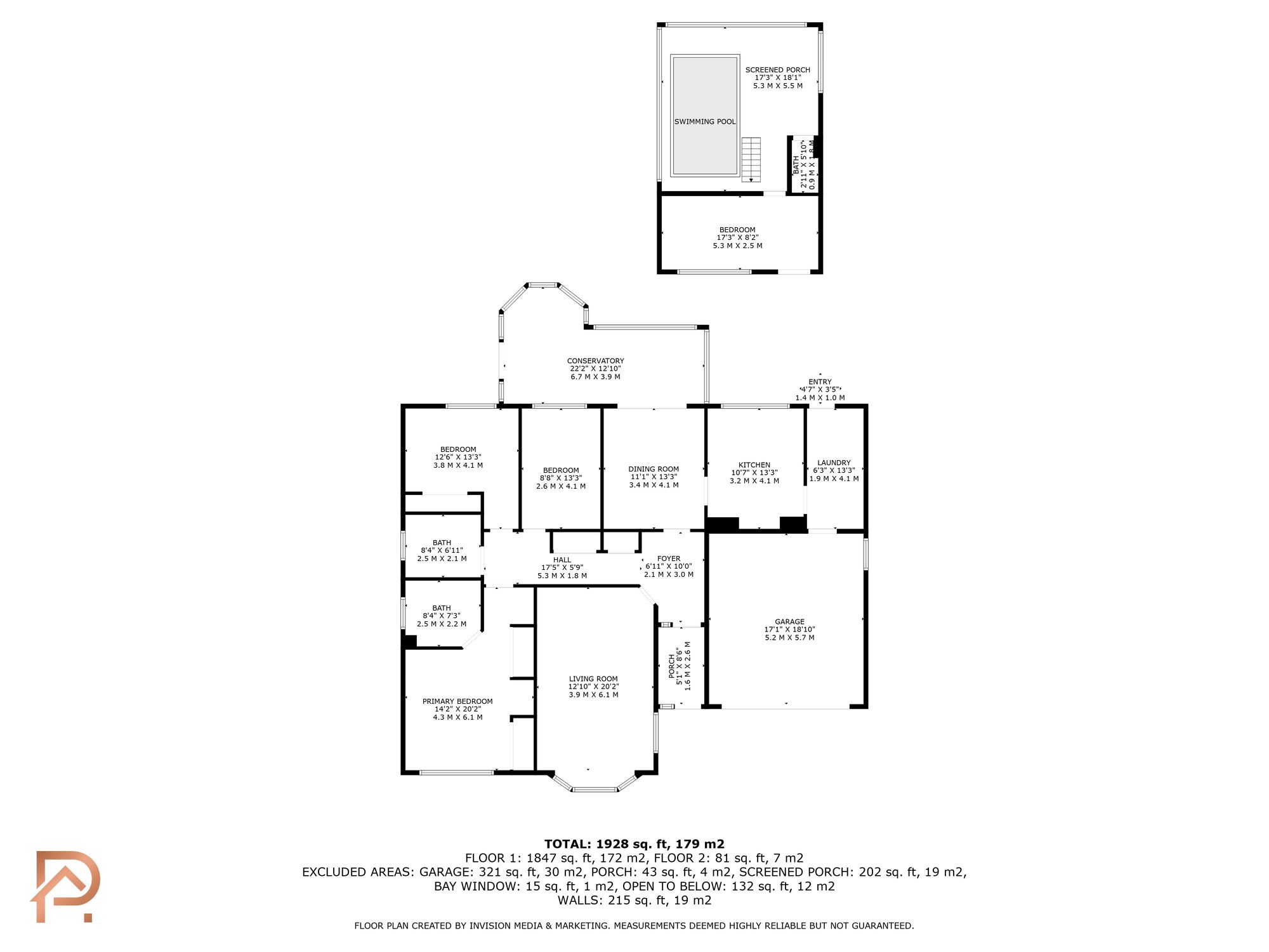 Floorplan - 3 bed detached bungalow for sale in Barrule Park, Ramsey, IM8. - Plan 1 of 1