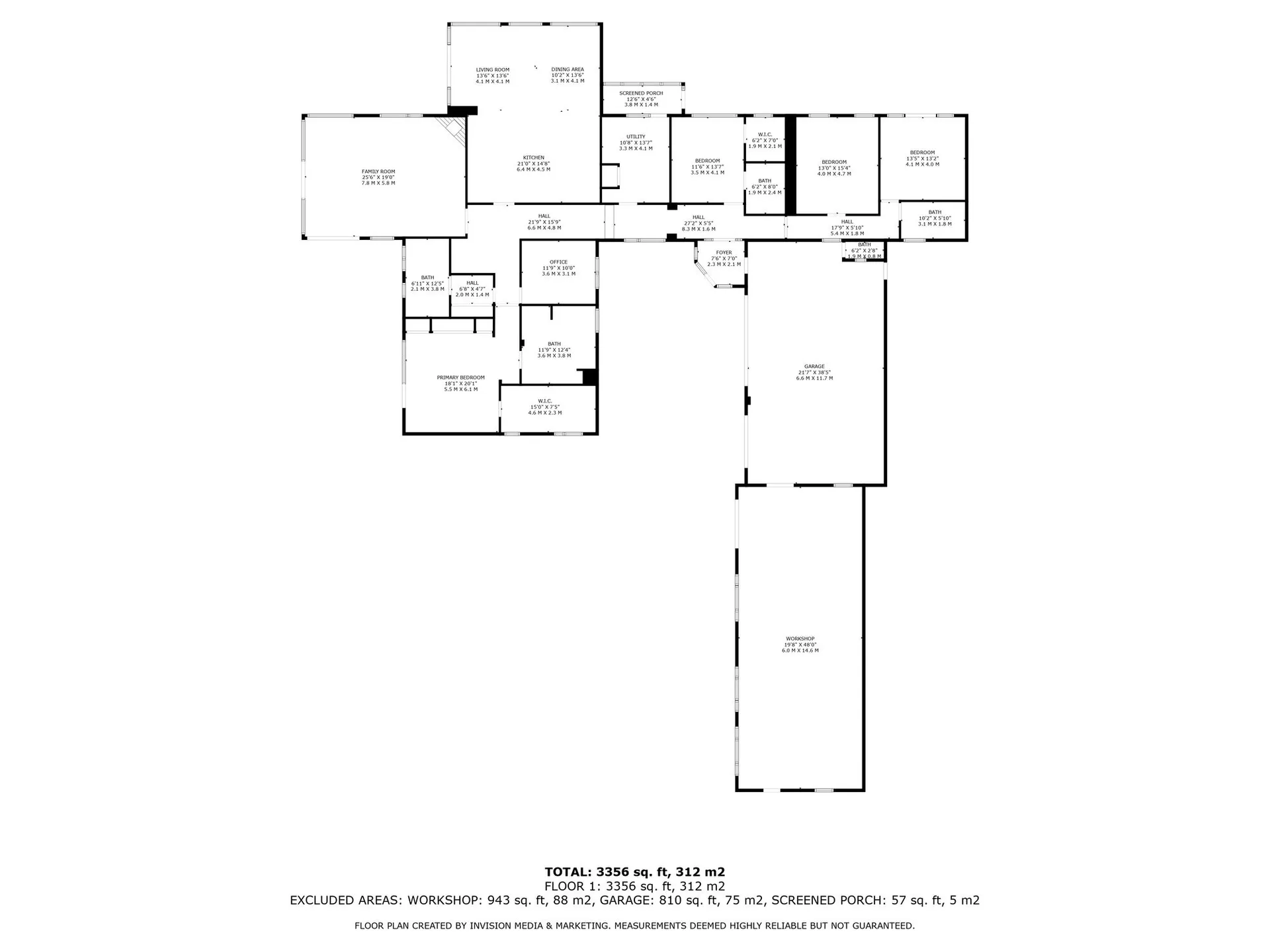 Floorplan - 4 bed house for sale in Barroose Road, Baldrine, IM4. - Plan 1 of 1